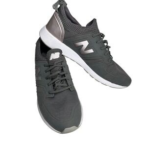 New Balance WRL420SF Revlite Sneakers Womens Size 9.5 Gray Rose Gold Mesh‎